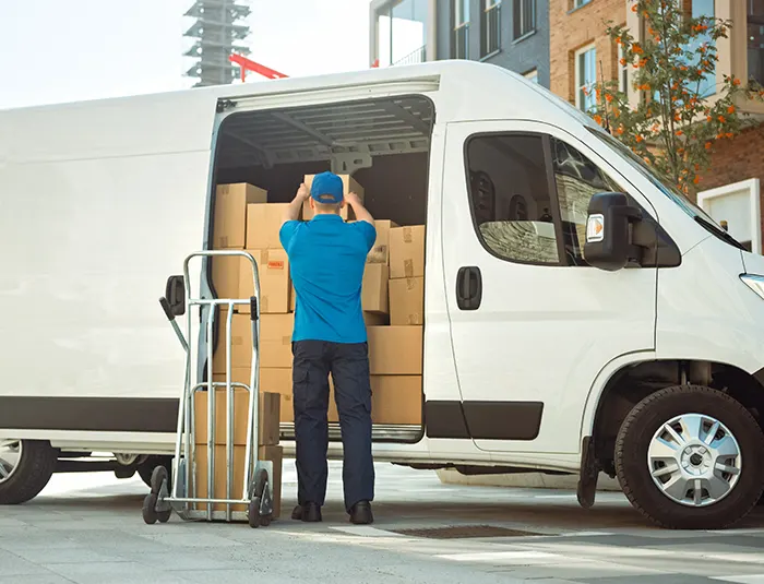 Le camion de déménagement